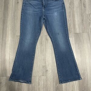 Signature by Levi Strauss Dark Blue Bootcut Jeans.